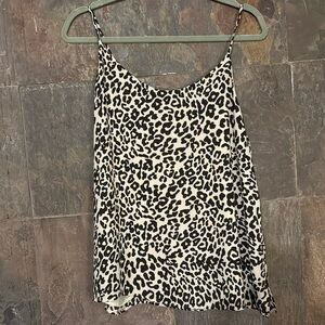 Loft leopard print cami.